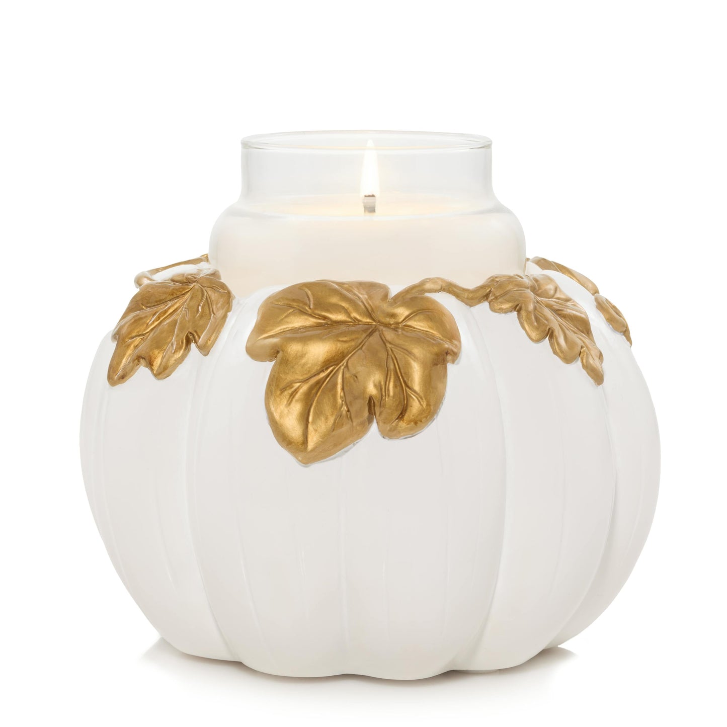White Pumpkin Resin Holder - A7R2